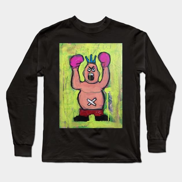 King Hippo Long Sleeve T-Shirt by ElSantosWorld